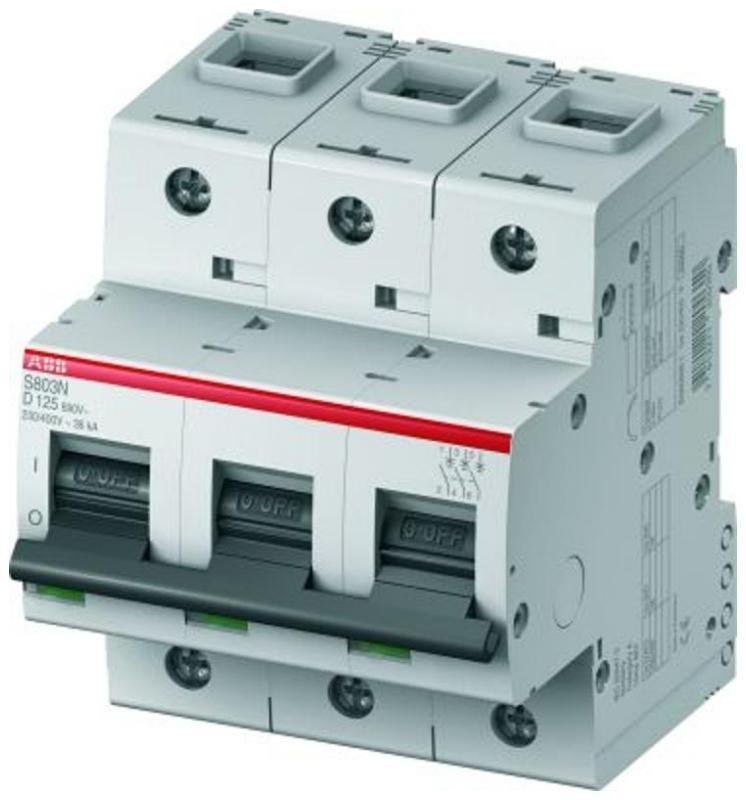 ABB 2CCS893001R0161 Выключатель автоматический трехполюсный S803N 16А D 36кА
