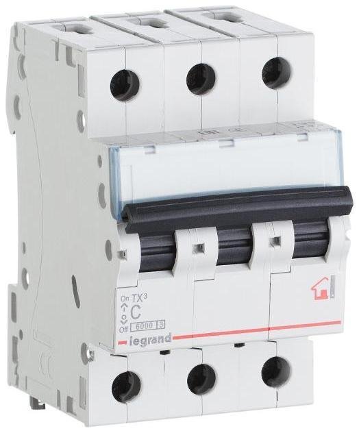 Legrand 403949 Выключатель автоматический трехполюсный TX3 6000 50А C 10кА