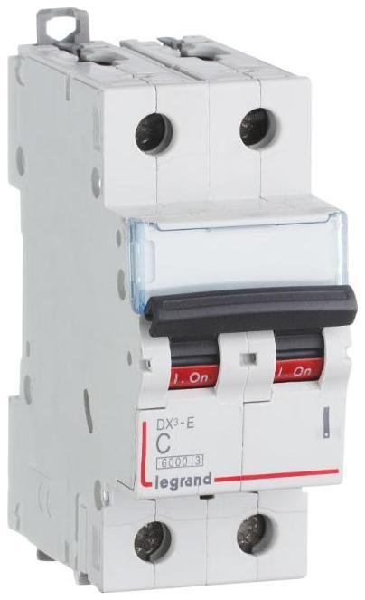 Legrand 407270 Выключатель автоматический двухполюсный DX3-E 6000 1А C 6кА