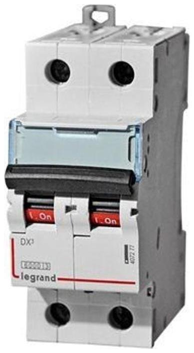 Legrand 407798 Выключатель автоматический двухполюсный DX3 6000 10А C 10кА