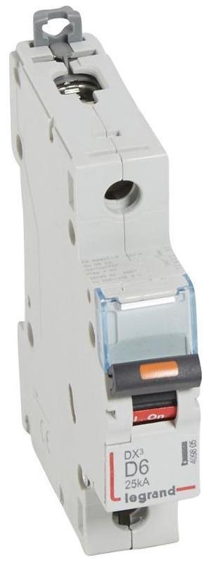 Legrand 409805 Выключатель автоматический однополюсный DX3 6А D 25кА