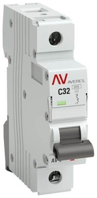 EKF mcb10-1-32C-av Выключатель автоматический однополюсный AV-10 32А C 10кА AVERES