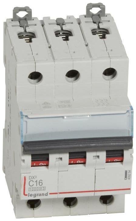 Legrand 409254 Выключатель автоматический трехполюсный DX3 10000 16А C 16кА