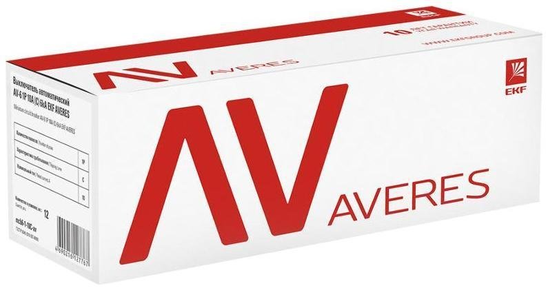 EKF mcb6-3-63D-av Выключатель автоматический трехполюсный AV-6 63А D 6кА AVERES