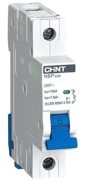 CHINT 352369 Выключатель автоматический однополюсный NBP-63R 1P 25A 15кА 8In (R)