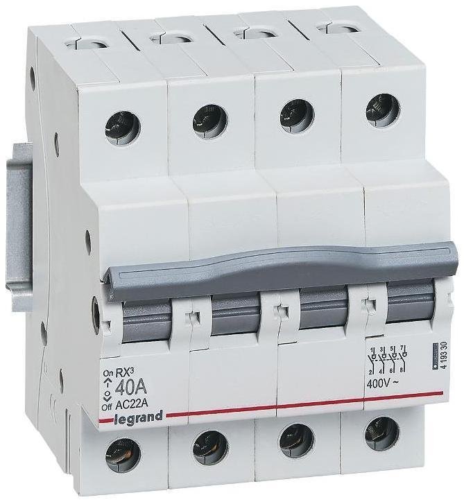 Legrand 419330 RX3 Выключатель-разъединитель 4П 40A