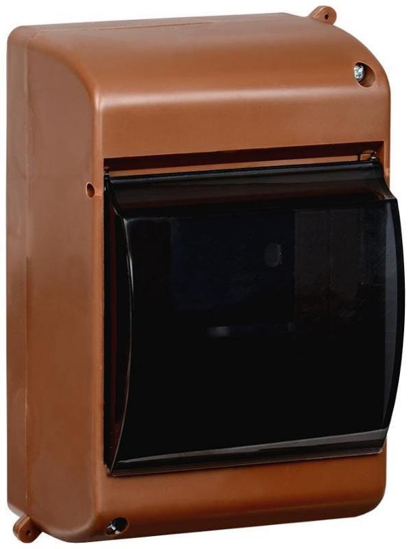 IEK MKP42-N-04-30-12-D Корпус пластиковый навесной на 4 модуля КМПн 2/4 146х96х83мм IP30 дуб с прозрачной крышкой KREPTA 3| MKP42-N-04-30-12-D