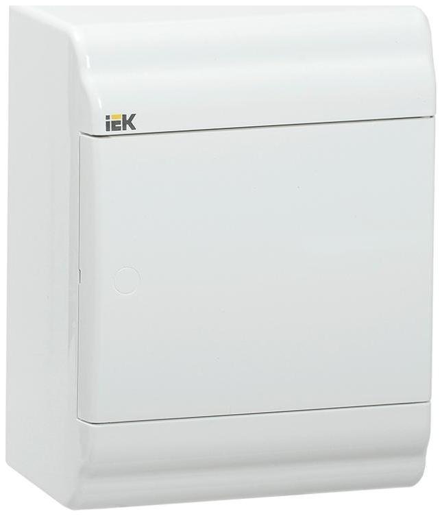 IEK MKP82-N-04-WD-41-20 Корпус пластиковый навесной на 4 модуля ЩРН-П-4 IP41 (190х146х100мм) PRIME белая дверь [в упаковке 20, цена за 1 шт]