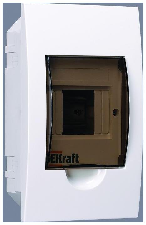 DEKraft 31001DEK Корпус пластиковый встраиваемый 4 модуля, IP41, ЩРВ-П-4
