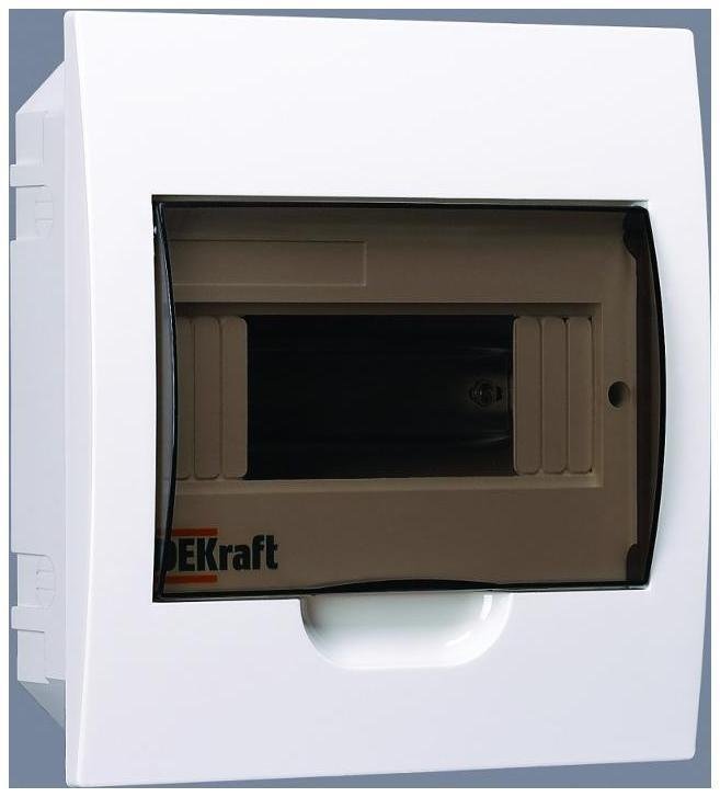 DEKraft 31003DEK Корпус пластиковый встраиваемый 8 модулей, IP41, ЩРВ-П-8