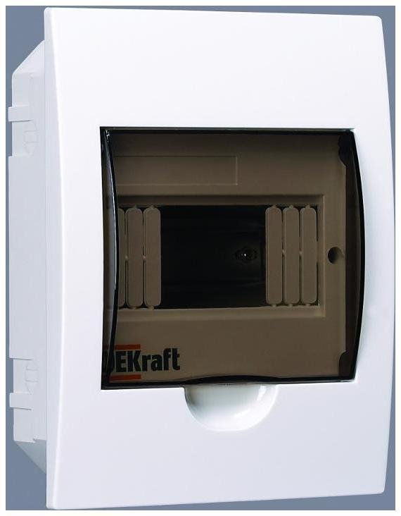 DEKraft 31002DEK Корпус пластиковый встраиваемый 6 модулей, IP41, ЩРВ-П-6