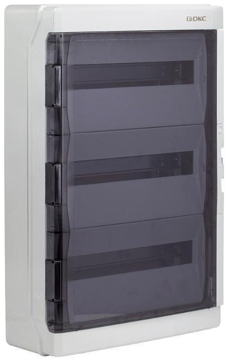 DKC RB54W6TGD Щиток настенный с дверцей 54 мод.,IP65, серый, с клеммным блоком 63А