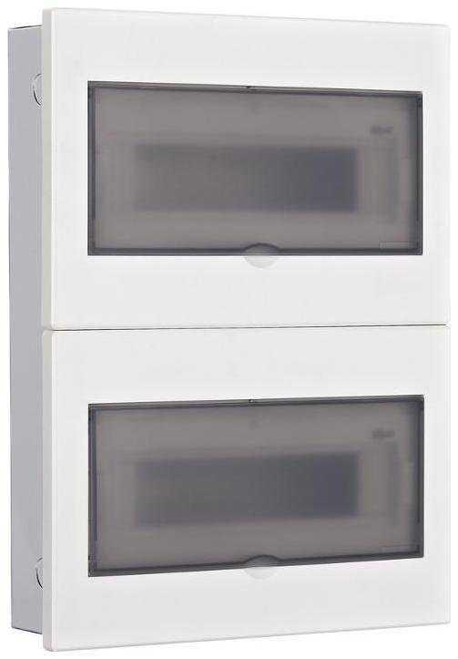 DEKraft 31076DEK Корпус встраиваемый прозр. дв. 2 ряда 26 мод. IP41 ЩРВ-М