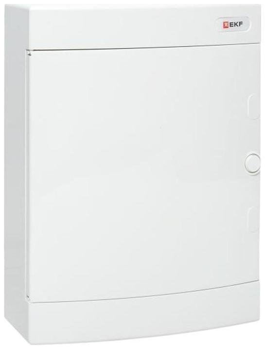 EKF ux-2x12-nw Щит распределительный навесной "Unix" белая дверь 2х12 модулей IP41 PROxima