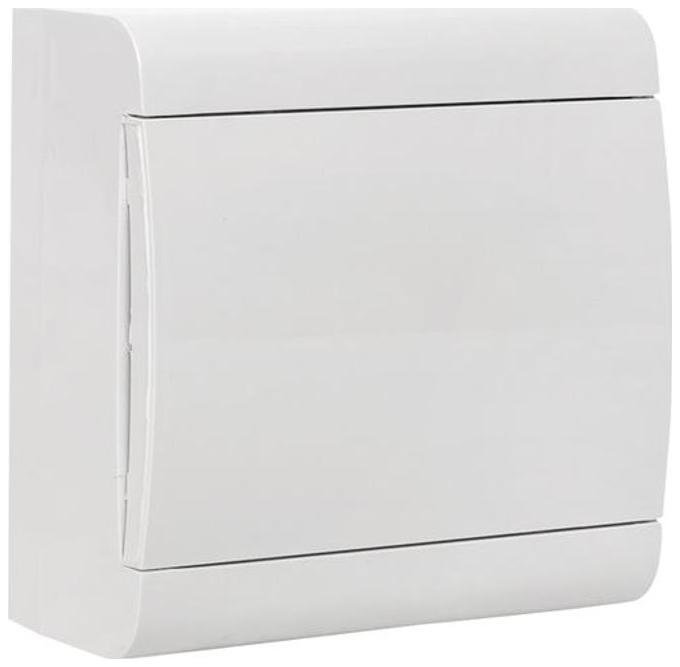 EKF pb-n-8w-bas Щит распределительный ЩРН-П-8 (пром. упаковка) белая дверца IP41 Basic