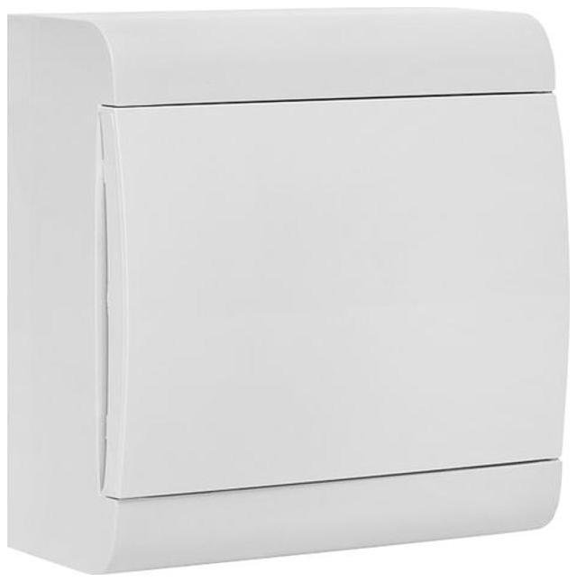 EKF sb-n-8w Щит распределительный навесной ЩРН-П-8 "SlimBox" белая дверца IP41 PROxima