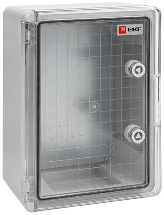 EKF PBT65MP007 Щит пластиковый с монтажной платой прозрачная дверь (ВхШхГ) 500х400х240мм IP65 PROxima