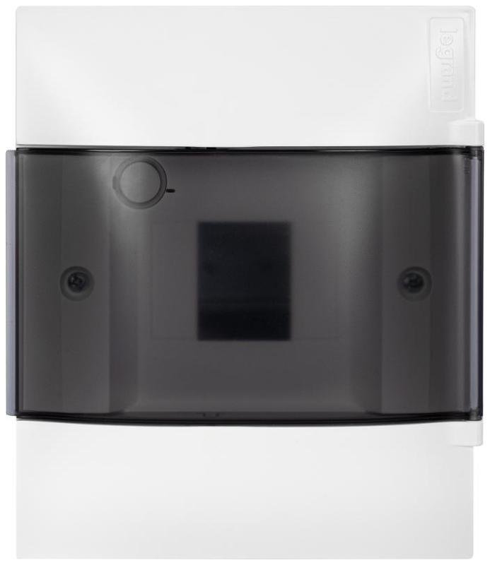 Legrand 134554 Practibox S Пластиковый щиток Встраиваемый 1X4 Дымчатая дверь