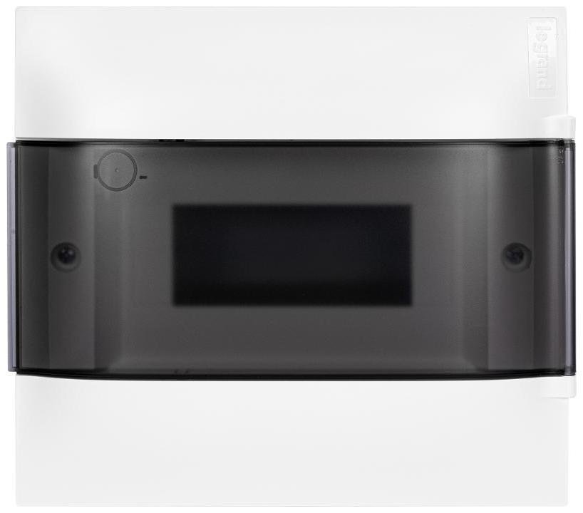 Legrand 134578 Practibox S Пластиковый щиток Встраиваемый (в полые стены) 1X8 Дымчатая дверь