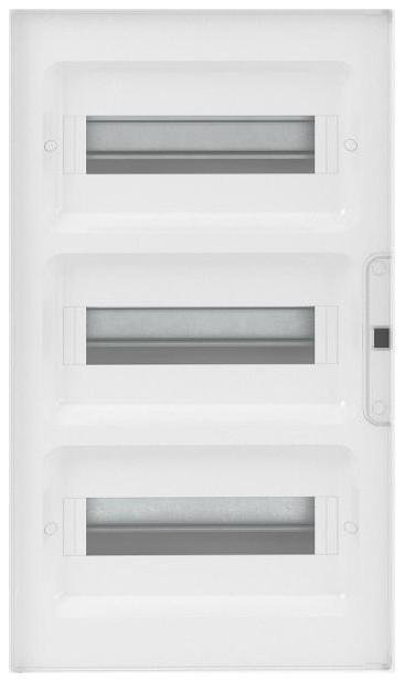 DKC F36B1WT Щиток 36 мод встраиваемый FRAME, белый, с прозрачной дверцей, с 4 шинами PEN (2шт на 8 отв. и 2шт на 10 отв.)