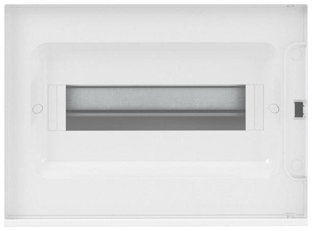 DKC F12B3WT Щиток 12 мод встраиваемый для полых стен FRAME, белый, с прозрачной дверцей, с 2 шинами PEN на 6 и 8 отв
