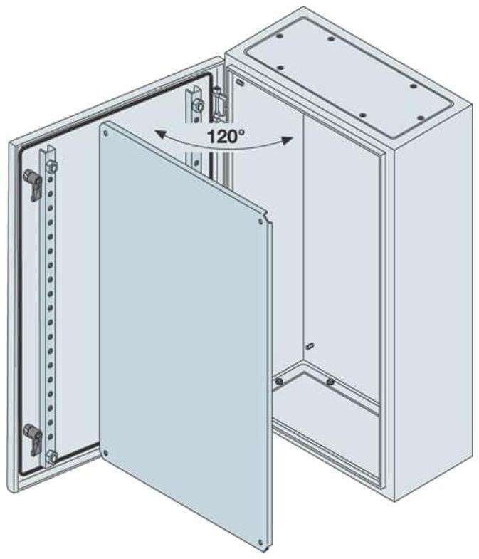 ABB SRN8625K Корпус шкафа SR2 с монт.платой 800х600х250мм ВхШхГ