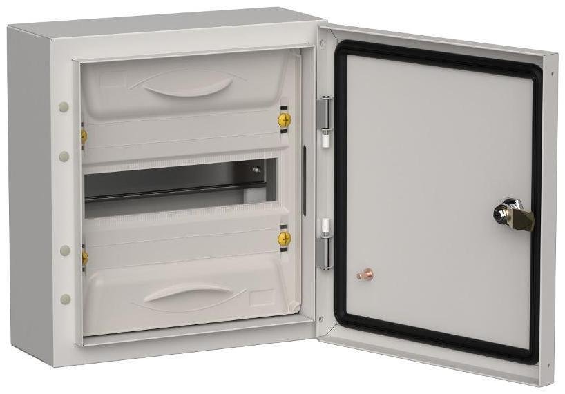 IEK TI5-50-N-012-54-7035 TITAN 5 Корпус металлический ЩРн-12 (1х12) 335х310х140 IP54 серый