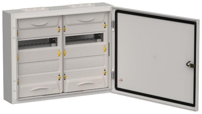 IEK TI5-50-N-2X024-54-7035 TITAN 5 Корпус металлический ЩРн-48 (2х24) 460х570х140 IP54 серый