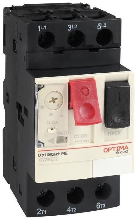 КЭАЗ 354808 Выключатель автоматический OptiStart ME GV2ME03 с уставкой расцепителя 0,25-0,4A