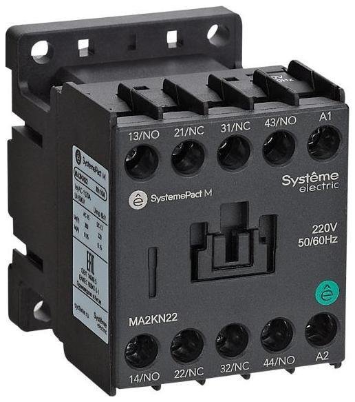 Systeme Electric MA2KN40P7 ПРОМЕЖУТОЧНОЕ РЕЛЕ MA2K 4НО AC230V 50/60Hz