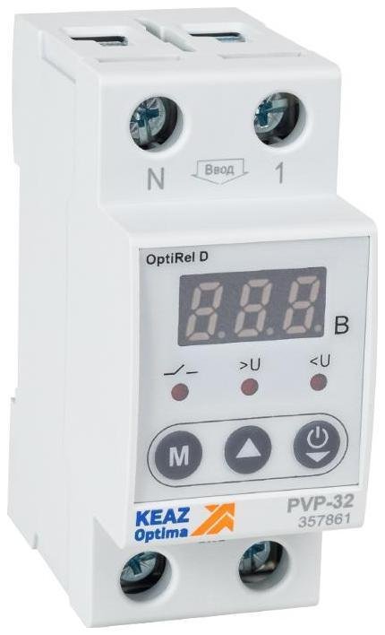 КЭАЗ 357865 Реле напряжения OptiRel D PVP-80 с ЖК-дисплеем 80 А