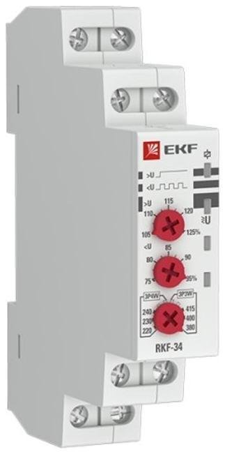 EKF rkf-34 Реле контроля фаз PROxima