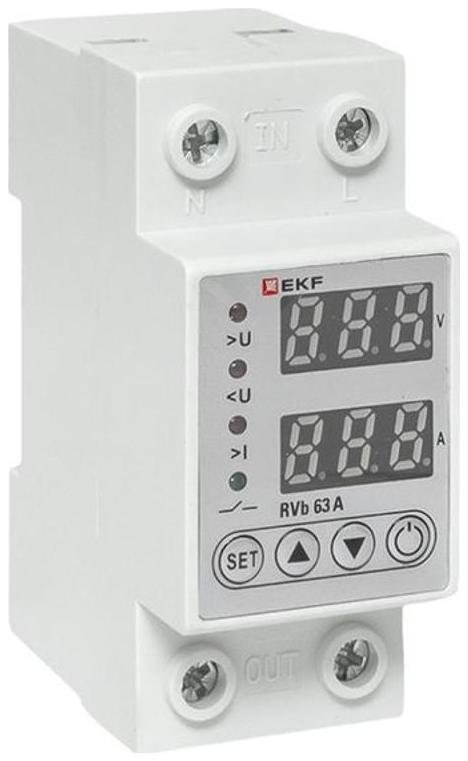 EKF rvb-m63a Реле напряжения и тока с дисп. RVb 63A