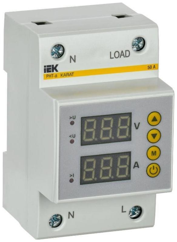 IEK IVC31-1-50 Реле напряжения и тока РНТ-д однофазное 54мм 50А