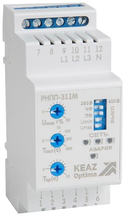 КЭАЗ 114060 Реле напряжения OptiDin РНПП-311М-УХЛ3.1