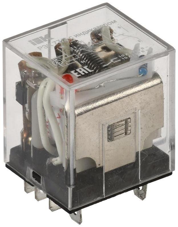 IEK RRP10-3-10-012D-LED Реле РЭК77/3(LY3) с индикацией 10А 12В DC [в упаковке 20, цена за 1 шт]