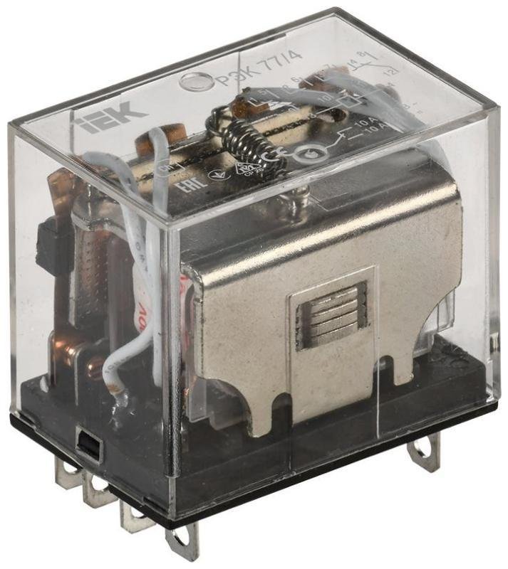 IEK RRP10-4-10-220A Реле РЭК77/4(LY4) 10А 220В АC