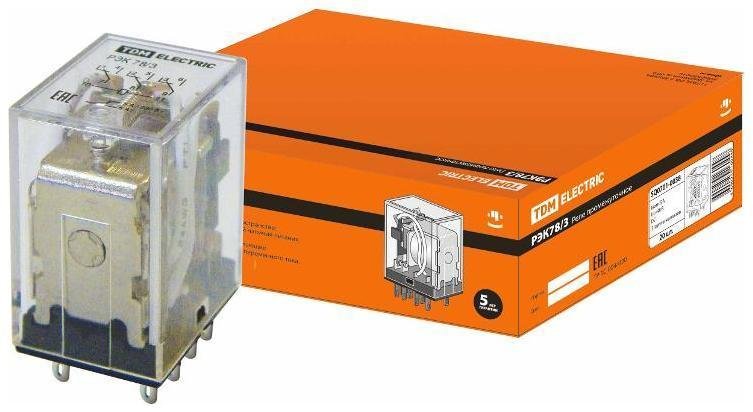 TDM electric SQ0701-0038 Реле РЭК78/3 5А 48В DC [в упаковке 20, цена за 1 шт]