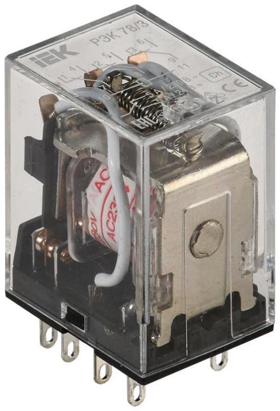 IEK RRP20-3-05-220A Реле РЭК78/3(MY3) 5А 220В АC