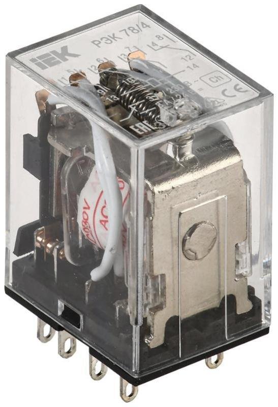 IEK RRP20-4-03-220A Реле РЭК78/4(MY4) 3А 220В АC