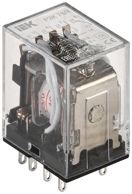 IEK RRP20-4-03-024A Реле РЭК78/4(MY4) 3А 24В АC [в упаковке 20, цена за 1 шт]