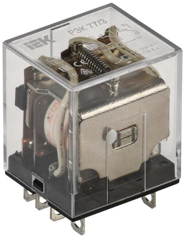 IEK RRP10-3-10-012A Реле РЭК77/3(LY3) 10А 12В АC [в упаковке 20, цена за 1 шт]