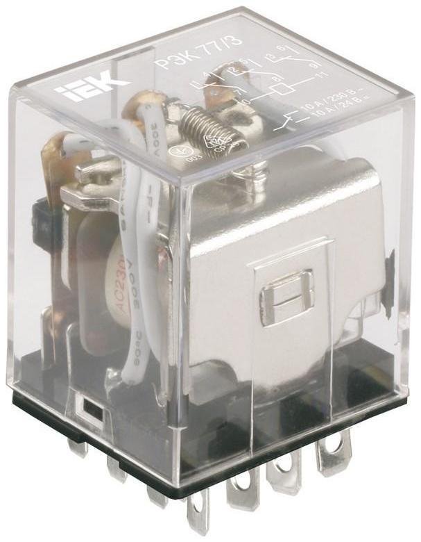 IEK RRP20-3-05-024D-LED Реле РЭК78/3(MY3) с индикацией 5А 24В DC [в упаковке 20, цена за 1 шт]
