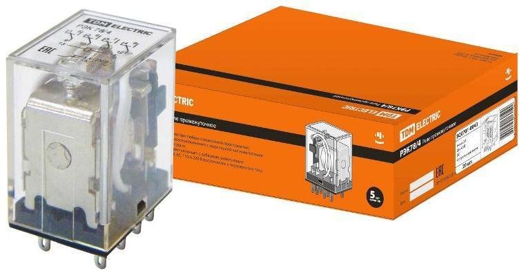 TDM electric SQ0701-0043 Реле РЭК78/4 3А 48В DC [в упаковке 20, цена за 1 шт]