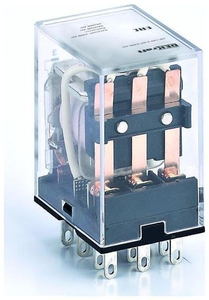 DEKraft 23883DEK Реле промежуточное ПР-102 3 конт. с LED 5А 230В AC