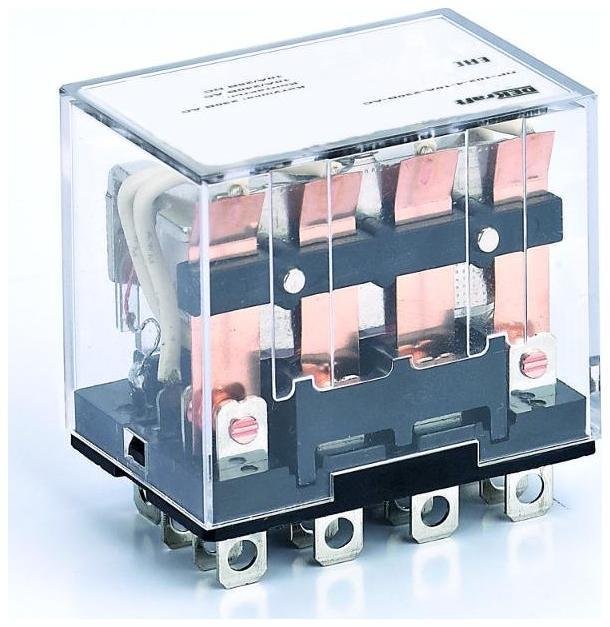 DEKraft 23942DEK Промежуточное реле 4 конт. с LED инд. 10А 220В DC ПР-102