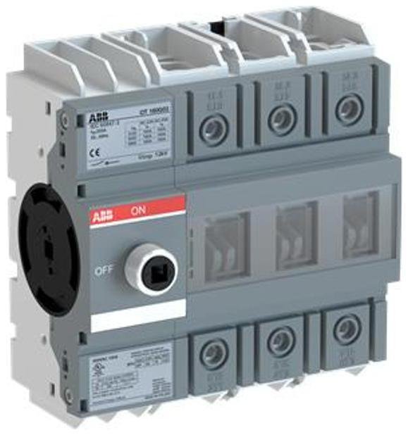 ABB 1SCA135134R1001 Рубильник OT160G03 до 160А 3х-полюсный (без ручки управления)