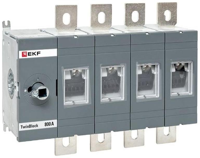 EKF tb-s-800-4p Рубильник 800A 4P без рукоятки управления TwinBlock