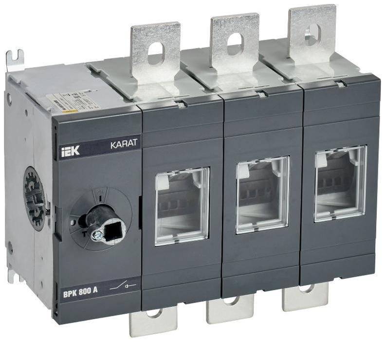 IEK KA-VR10-3-0800 KARAT Выкл-разъед. ВРК без рукоятки 3P 800А