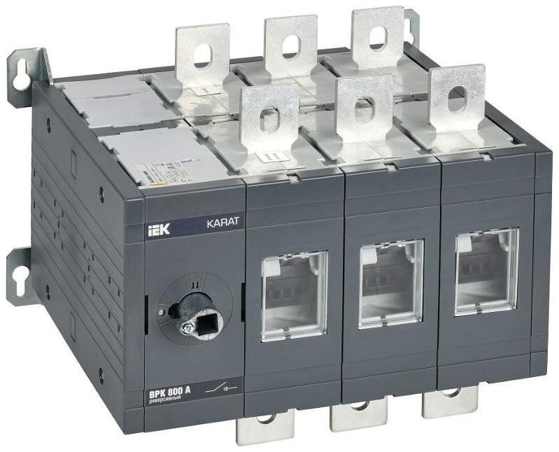 IEK KA-VR20-3-0800 KARAT Выкл-разъед. ВРК реверс. без рукоятки 3P 800А